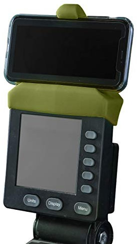 Vapor Fitness Handyhalterung hergestellt für PM5-Monitore von Concept 2 Rower, SkiErg und BikeErg - Silikon Smartphone Halterung kompatibel mit Concept 2 Rudergerät Ideales Ruderzubehör