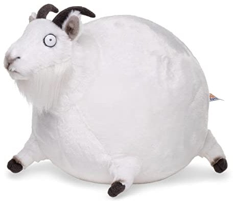 Rollin' WILD - Bergziege, groß - 28 cm (Länge) - Plüsch-Ziege, Plüschtier - Kuscheltier von Uni-Toys