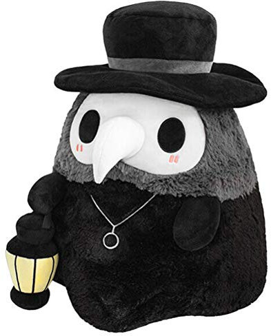 TAIPPAN 20 cm Doktor Plüschpuppe, Spielzeug aus weichem Plüsch, leuchtendes Plüschspielzeug für die Dekoration von Ostern und Halloween