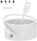 ACAGET 5M Cable de Carga de Enchufe USB a Micro USB para Cámara XIAOMI 2K/Pro,Cables de Extensión de Alimentación para Cámara de Seguridad para Cámara XIAOMI/YI/Cloud,Wyze/Nest/Arlo Q/Furbo Dog Cam