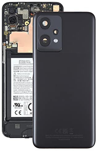 Repairparts for OnePlus Nord CE 2 Lite 5G Akku-Rückseitenabdeckung mit Kameraobjektivabdeckung (Schwarz)