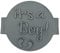 It's A Boy Cookie Stamp Fondant Embosser 6cm (2.36 inches) for Baking, Icing, Fondant, Biscuits, Cookie, Cupcake, Decoration - Made in UK - The Cookie Factory