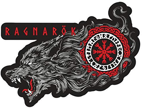 SONS OF ODIN Großer Aufkleber 30cm Schicksal der Götter