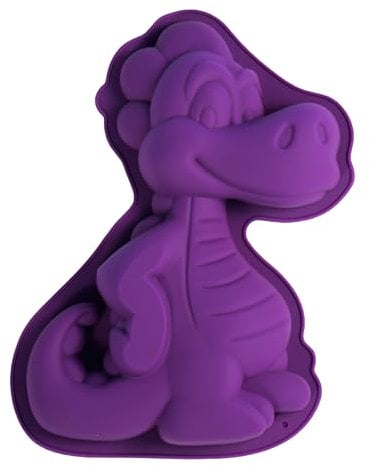Silikonformen Dino Backform Dinosaurier Kuchenform für backen Kindergeburtstag Silikonform für Kuchen Eis Schokolade Brot Dessert Pudding BPA Free BPA Frei