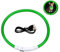 LED Leuchthalsband Hund Leuchthalsband für Hund USB Aufladbar Leuchtendes Hundehalsband Wasserdicht mit 3 Beleuchtungsmodi Halsband Hund mit Einstellbarer Länge für Kleine Große Katze