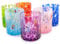 MurArt Bicchieri di Murano Set da 6 bicchieri da 300ml Collezione Tower in vetro soffiato a mano in lavorazione artigianale Made in Italy (Misto 1, Bicchiere 6pz)