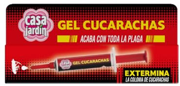 Casa Jardín Gel Anti-Cucarachas | Trampa Efectiva y Duradera - Insecticida Eficaz para Eliminar Cucarachas | Fumigación Fácil, Segura y Rápida - Protección contra Plagas