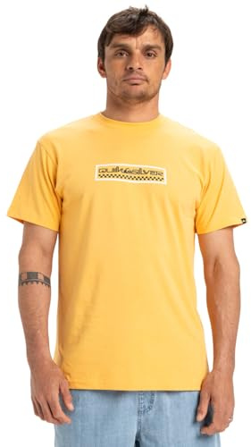 Quiksilver Ev Sun Dagger SS Herren-T-Shirt, Beige, L