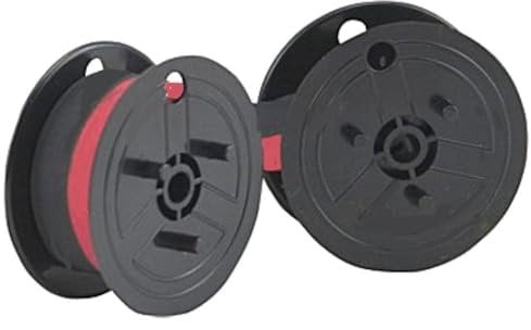 Farbband - schwarz-rot- kompatibel mit Sharp CS 1630 als Doppelspule Gr.51- Farbbandfabrik Original