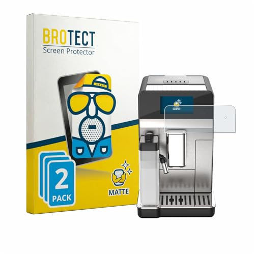 BROTECT Entspiegelungs-Schutzfolie für DeLonghi Eletta Ultra 2026 (2 Stück) Matte Displayschutz-Folie, Anti-Reflex, Anti-Fingerprint