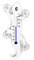 HAB & GUT - TG001 - Bianco- Termometro da Finestra in Metallo Geco, 14 cm con 4 Ventose potenti per Interni o Esterni