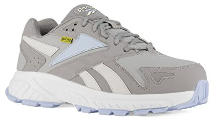Reebok Work Hyperium Work Met Sneaker Composite Toe Women's Oxford, 10 B(M) US, Grey-Powder Blue