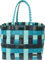 normani Einkaufstasche geflochten mit Henkeln - Tragetasche extra robust Farbe Classic/Ocean