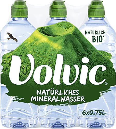 Volvic Naturelle Sportflasche EINWEG (6 x 0,75 l)