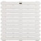 Wenko Pedana doccia Indoor & Outdoor - Tappetino fuori doccia, pedana per doccia, bagno, piscina, sauna con struttura antisdrucciolo, Plastica, 55 x 3 x 55 cm, Bianco