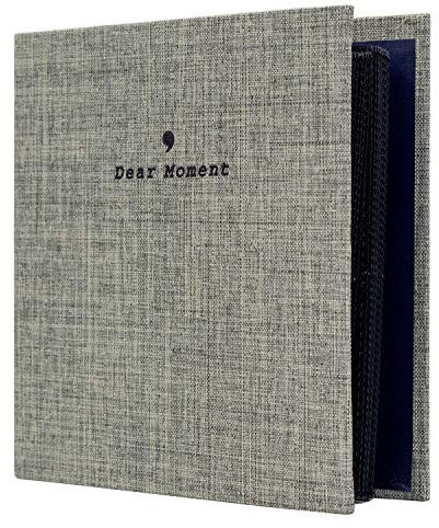 Amimy 100 Taschen Mini-Filmalbum (64 X 90 mm) für Fujifilm Instax Mini Sofortbildfilm (54 x 86 mm) / für Polaroid Zink Fotopapier (50 X 76 mm) / für Kodak Zink Fotopapier (53 X 86 mm) (Grau)