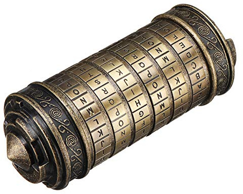 VIDOO Die Da Vinci Code Alphabet Lock Mini Cryptex Sammler Stückbar Romantischen Geburtstag Flucht Raum Requisiten Puzzles