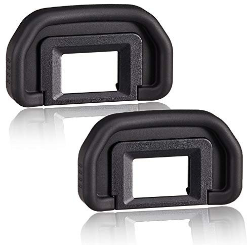 EOS 6D MarkⅡ Sucher Okular Augenmuschel für Canon EOS MarkⅡ/Ⅰ 6D MarkⅡ/Ⅰ 90D/80D/70D/60D/50D/40D/20D/5DDigitalkamera [2 Packs], Ersatz Okular EB, Fire Rock Kamera Sucherzubehör EB