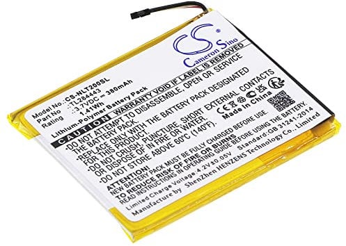 TCTK Akku 380mAh Kompatibel mit [Nest] A0013, Learning Thermostat 2nd Generation, Learning Thermostat 3rd Gen, 3rd Generation, T3007ES, T3008US, T4000ES, E Erset FBA