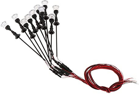 10 HO TT N Spur Stree Light Modellbahn Zug Laternenpfahl Dekoration