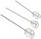 KOTARBAU® 3er Set Mörtelrührer 55 mm, 80 mm, 100 mm für Mörtel Klebstoffe Wendelrührer Stahl Verzinkt