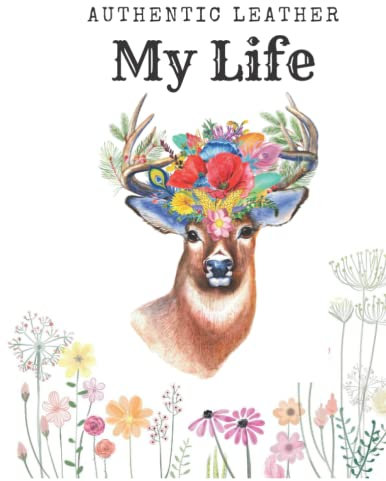 Medium Notebook|120 White Pages, My Life Theme: 8.5 x 11 inches, with page numbers. Simple and attractive cover: size : 8.5× 11inch 120 pages cover soft, matte