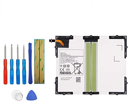 Vvsialeek EB-BT585ABA EB-BT585ABE Batterie de rechange compatible avec Samsung Galaxy Tab A 10.1 2016 TD-LTE SM-P580 SM-P585M SM-T580 avec kit d'outils