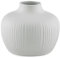 AmeliaHome Vase aus Keramik Dekovase Tischvase Dekoration Bali Grau