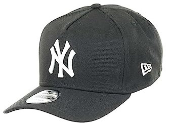 New Era New York Yankees MLB Black and White Collection 9Forty A-Frame Snapback Cap - One-Size