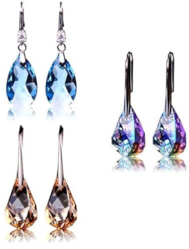 Boucles d'oreilles de thérapie magnétique lymphatique en pierre de quartz, Boucles d'oreilles amincissantes de drainage lymphatique, Boucles d'oreilles de perte de poids féminine (3Par paires-D)