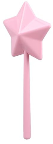 Kitchen Seasoning Dispenser Plastic Salt Shaker Wand Kitchen Seasoning Dispenser Wand Cute Star Shaped Salt Dispenser (White)