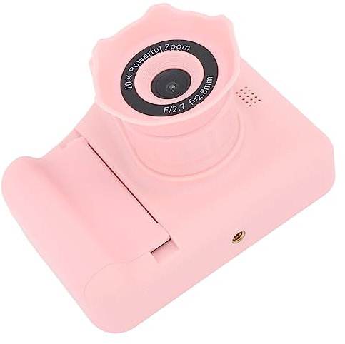 KinderSofortdruckkamera 1080P Vorne und Hinten Dual Lens SLR -Digitalkamera für, 2,8-Zoll-IPS-Bildschirm, Integrierter Blitz, 10-facher Zoom, Galeriewiedergabe, 4 ()