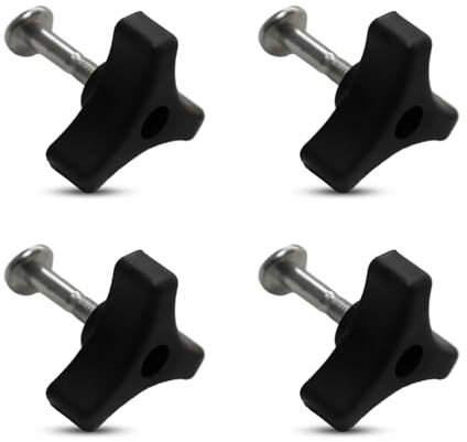 Haishine Poignée de Tondeuse à Gazon, Boutons de Poignée Triangle de Tondeuse à Gazon Pièces de Poignée de Boulon d'Écrou Accessoires d'Outils de Jardin pour Honda Tondeuse à Gazon
