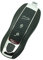 BROVACS Coque de rechange + clé vierge vierge non découpée compatible avec Porsche Macan Boxster Cayenne 3 boutons Smart Keyless Entry PG923A