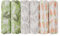 GLLQUEN Lot de 6 serviettes en mousseline pour bébé 70 cm x 70 cm, absorbantes et respirantes et idéales pour nettoyer, essuyer et couvrir les nouveau-nés
