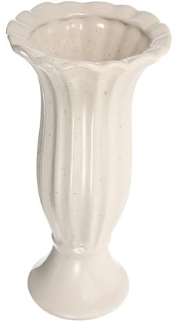 TOPPERFUN Urna Conmemorativa con Columnas Romanas Elegante Maceta para Cementerio para