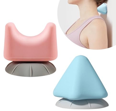 Zliger Triggerpunkt Drücker Set, Massageball Rücken Triggerpunkt Drücker mit Saugnapf für Massage Triggerdinger Zur Linderung von Muskelschmerzen an den Fußsohlen Armen Rücken Schultern