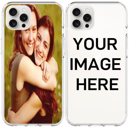 Personalised Phone Case for iPhone 14, Personalised Image/Picture/Photo Custom Design Phone Case for iPhone 15 14 13 12 11 Pro Max Mini XR Xs x 6 7 8