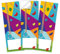 Minkocards 12 Aufkleber Klettern Bouldern Verpackung von Geschenken für Mädchengeburtstag Jungengeburtstag Etiketten für Geschenkverpackung