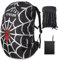Crenze Rucksack-Regenschutz, 15–90 l, wasserdicht, reflektierend, für Wandern, Camping, Reisen, Radfahren, Rote Spinne, XL:50-70L