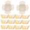 SOESFOUFU 50 Stücke aushöhlen Liebe Vogelkäfig Schokolade dekorative Box Hochzeit Party Mittelstücke Papier Verpackung