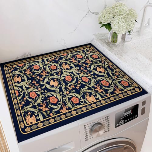 QHanky Diatomita de Protector 50 * 50cm Superior para Lavadora y Secadora,para Lavadora y Secadora Almohadilla Protectora de Goma Antideslizante Impermeable para Lavadora y Secadora