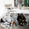 Halloween Tischdecke Rund 150 cm Abwaschbar Kürbis Geist Tischdecke Fleckschutz Pflegeleicht Wasserdicht Tischtuch aus Polyester Tischdecken für Küche, Esstisch, Couchtisch, Party, Garten