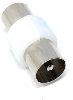 DRUT 1pcs. TV Aerial Coaxial Coupler, Male to Male, RF Coax Aerial Adapter, Antenna Cable Adapter