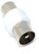DRUT 1pcs. TV Aerial Coaxial Coupler, Male to Male, RF Coax Aerial Adapter, Antenna Cable Adapter