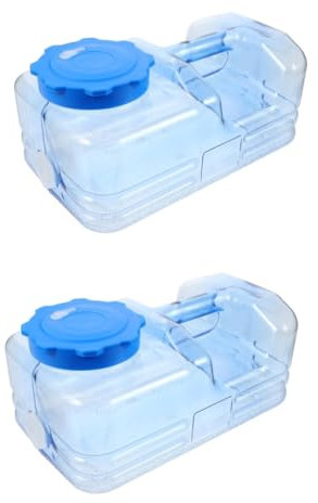 BESPORTBLE 2 Sets Reusable Plastic Water Container Handle Camping Accessory for Outdoor Leakproof Water Bag