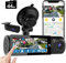 Z-Edge Dashcam 3-Kanal 5K/4K/2K/1080P mit GPS Wi-Fi, Vorne Innen Hinten, IPS Touchscreen, WDR, Infrarot Nachtsicht, Loop-Aufnahme, App-Steuerung, Mit 64GB Speicherkarte, Unterstützt max. 512GB