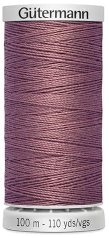Gütermann M782 - Filo da cucito extra forte, in poliestere, 100 m, per macchina da cucire (052 rosa antico scuro)