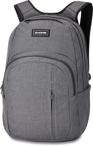 Dakine Rucksack Campus Premium 28L - Für Damen und Herren - Für Schule, Laptop & Reisen - Wasserabweisend - Mit Laptopfach - Aus Recyceltes Polyester - Grau