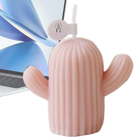 Nankoyal Kaktuskerzen für Zuhause, Duftkerzen mit Kaktusduft für Frauen | Kaktuskerzen Sojakerzen | Sojawachskerzen für Zuhause, Duftkerzen für Frauen